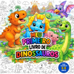 Livro de Colorir de Dinossauros para Crianças – 10 Desenhos Pré-Históricos para Imprimir | PDF Infantil Divertido